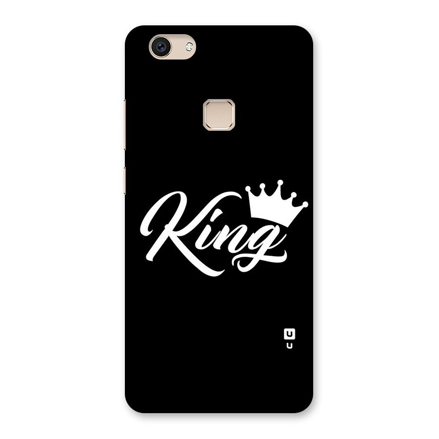 King Crown Typography Back Case for Vivo V7