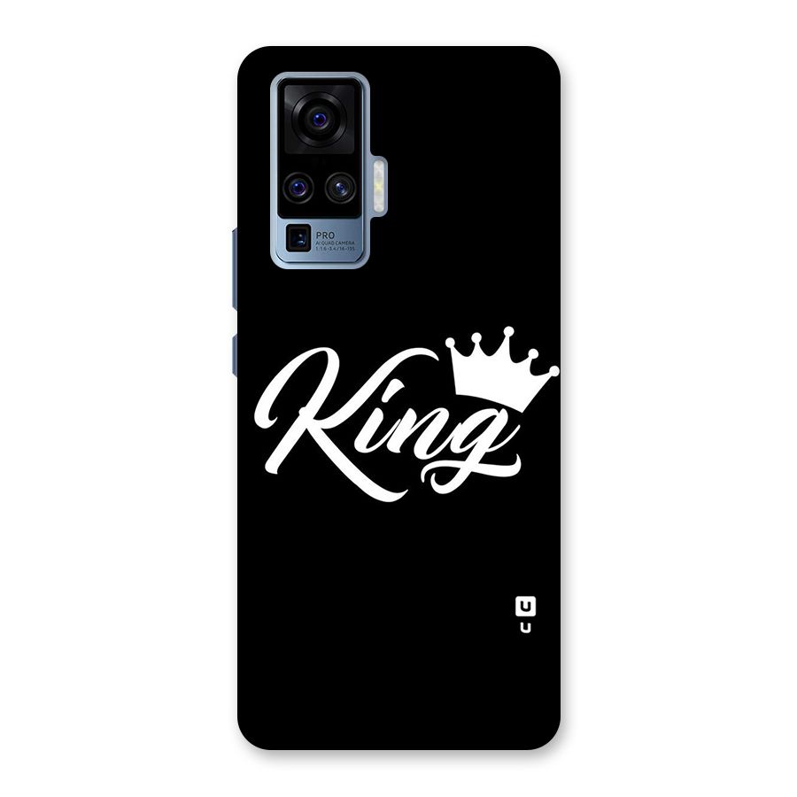 King Crown Typography Back Case for Vivo X50 Pro