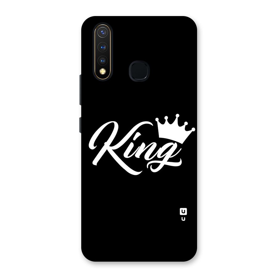 King Crown Typography Back Case for Vivo Y19