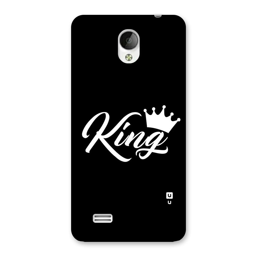 King Crown Typography Back Case for Vivo Y21