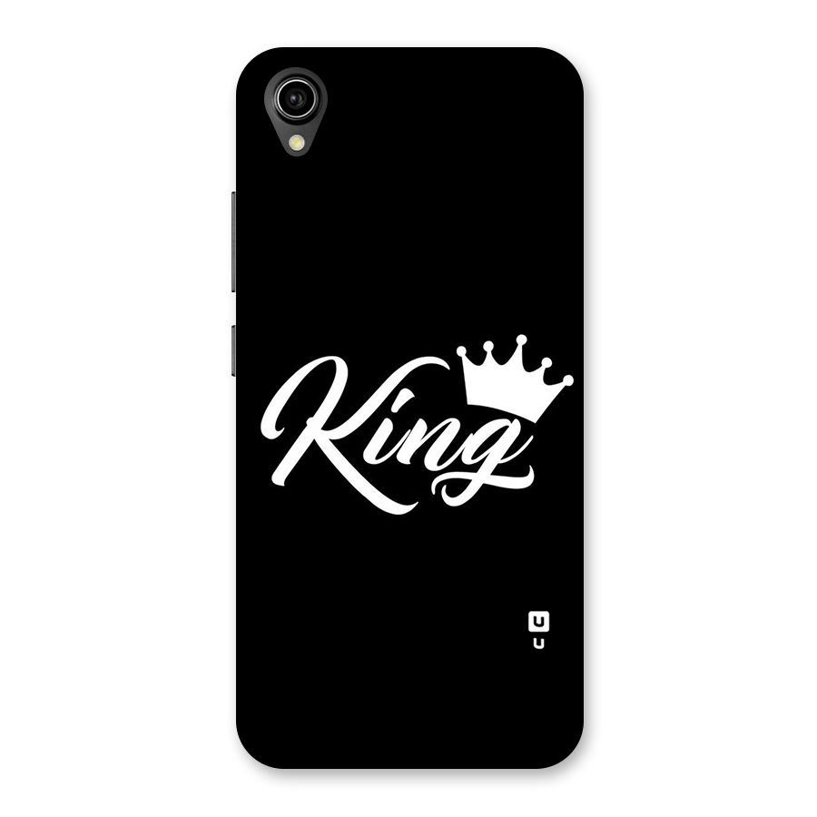 King Crown Typography Back Case for Vivo Y90