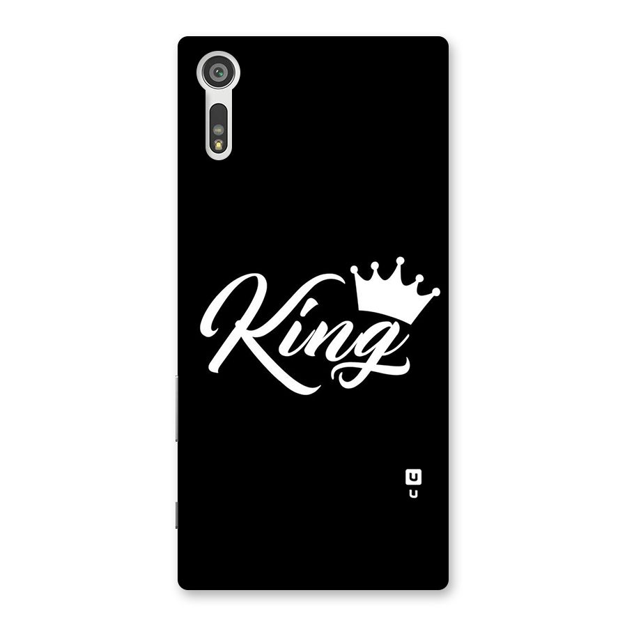 King Crown Typography Back Case for Xperia XZ