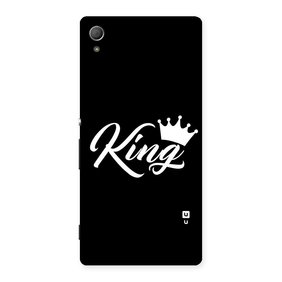 King Crown Typography Back Case for Xperia Z4