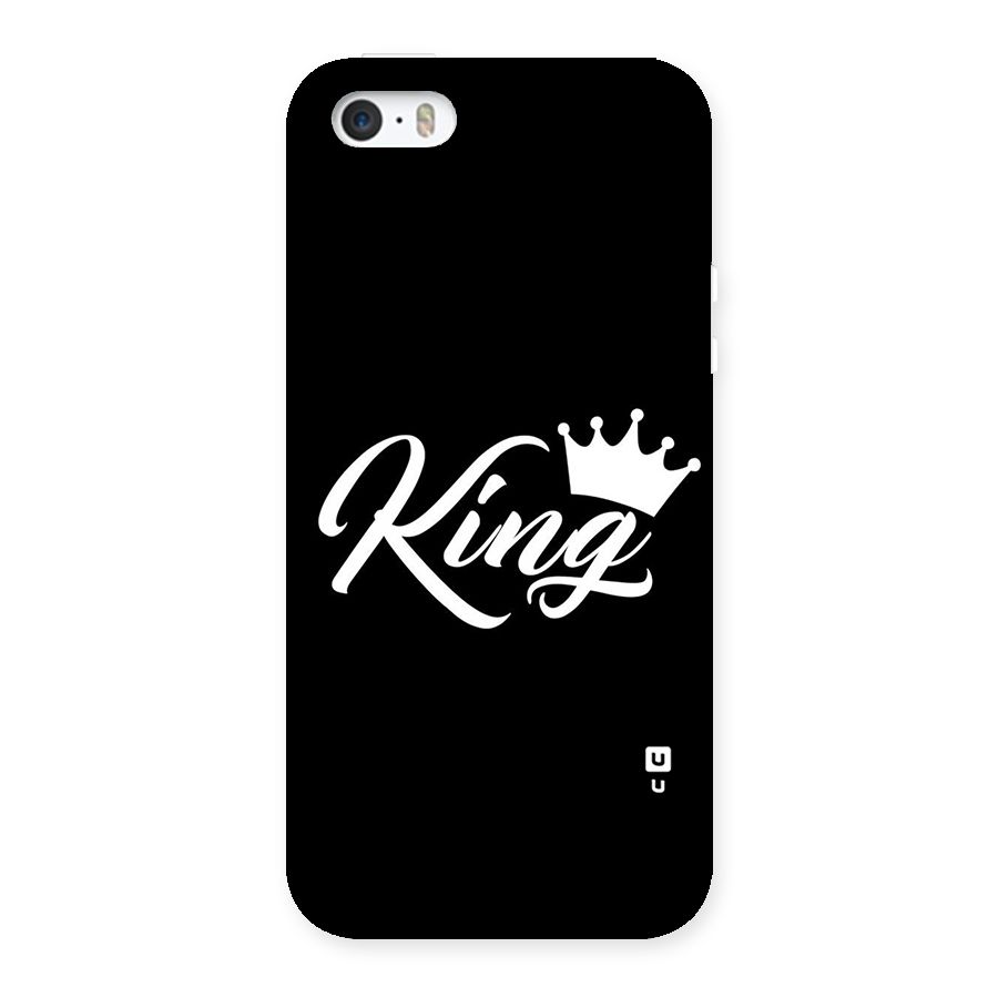 King Crown Typography Back Case for iPhone 5 5S