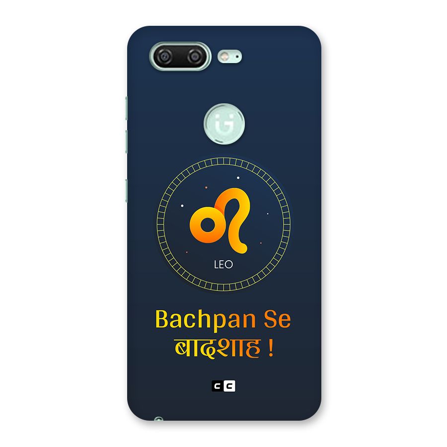 King Leo Back Case for Gionee S10