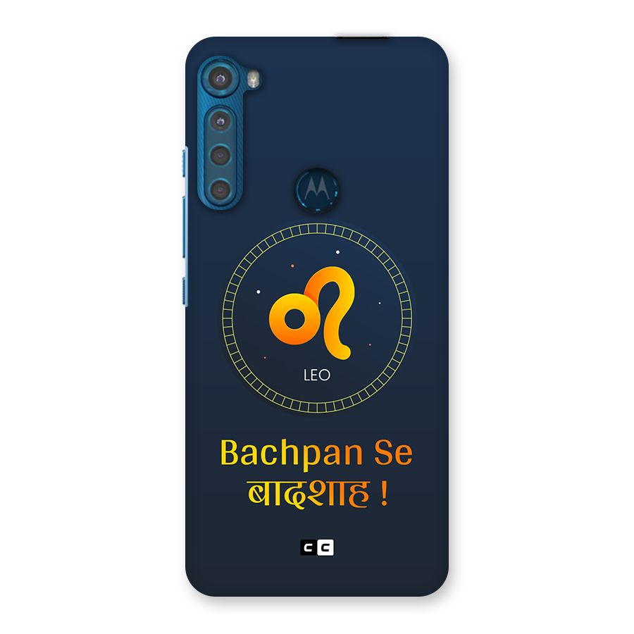 King Leo Back Case for Motorola One Fusion Plus