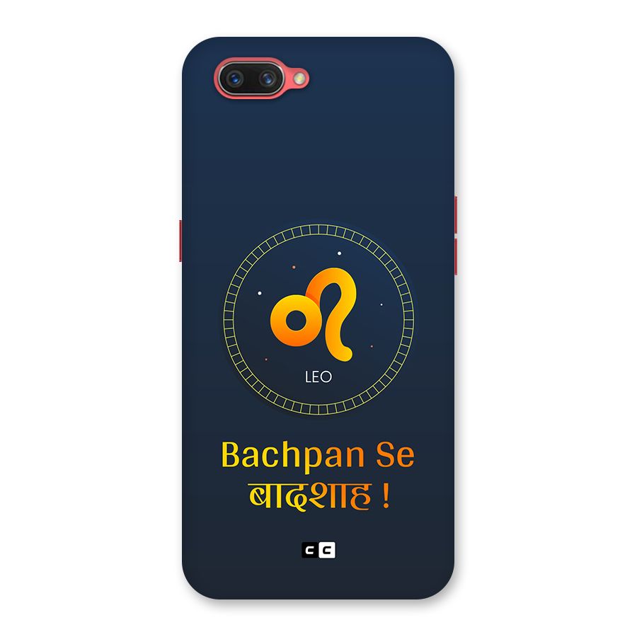 King Leo Back Case for Oppo A3s