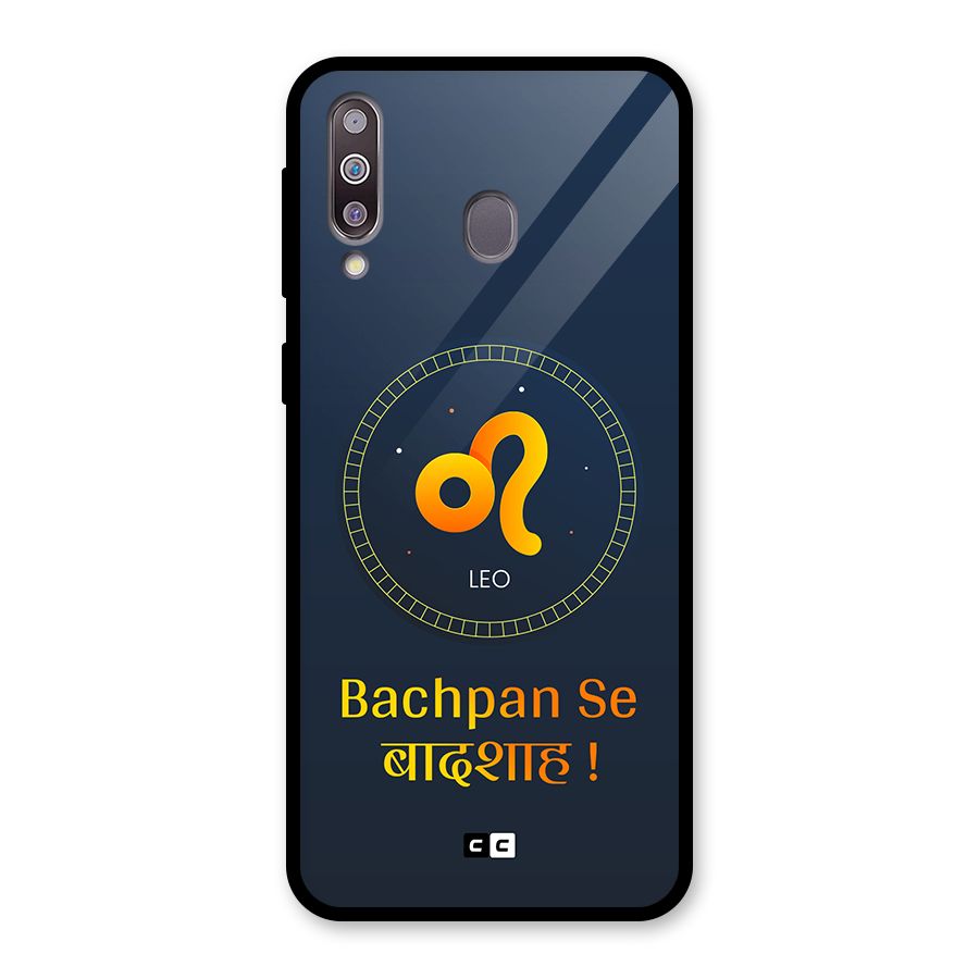 King Leo Glass Back Case for Galaxy M30