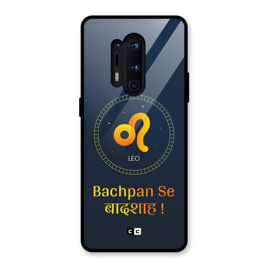 King Leo Glass Back Case for OnePlus 8 Pro