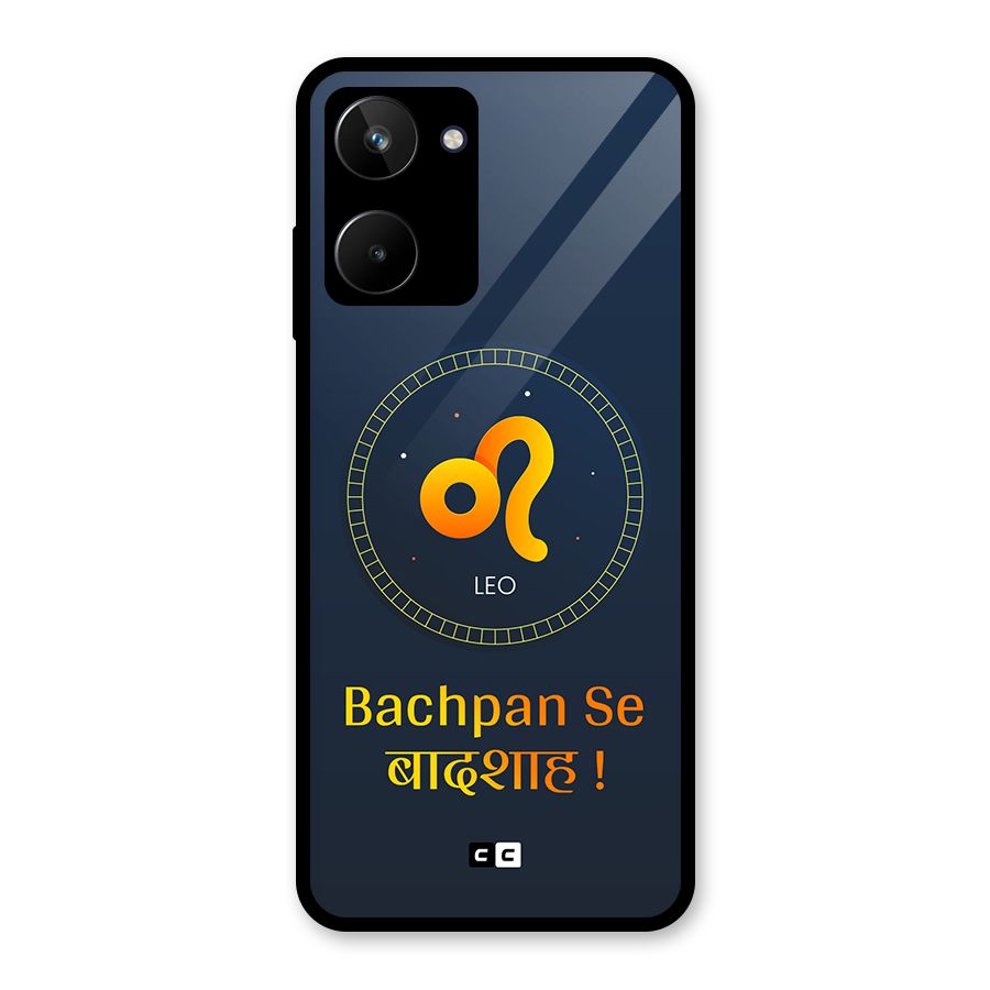 King Leo Glass Back Case for Realme 10