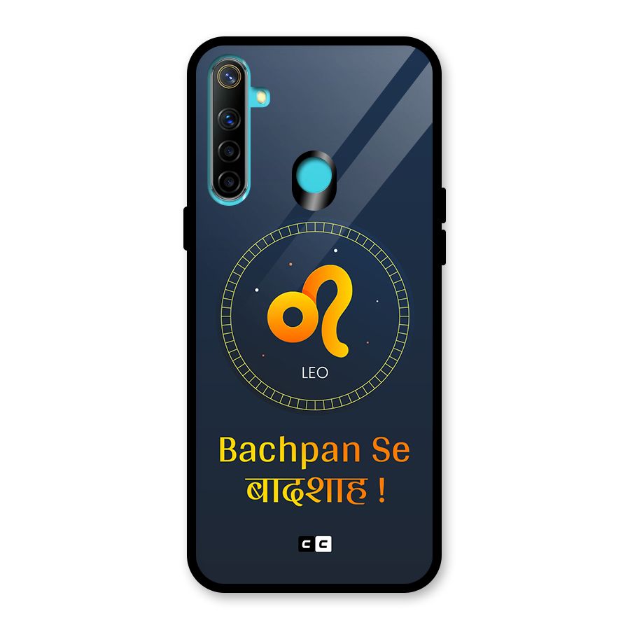 King Leo Glass Back Case for Realme 5i