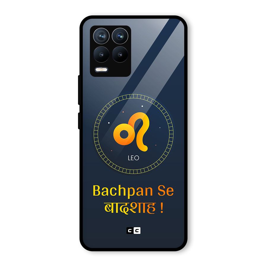 King Leo Glass Back Case for Realme 8