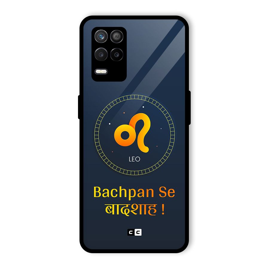 King Leo Glass Back Case for Realme 8 5G