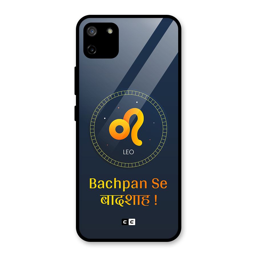 King Leo Glass Back Case for Realme C11