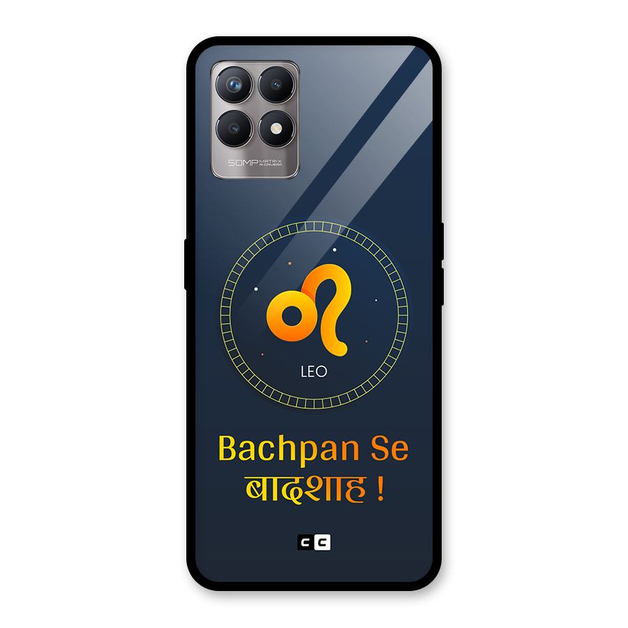 King Leo Glass Back Case for Realme Narzo 50
