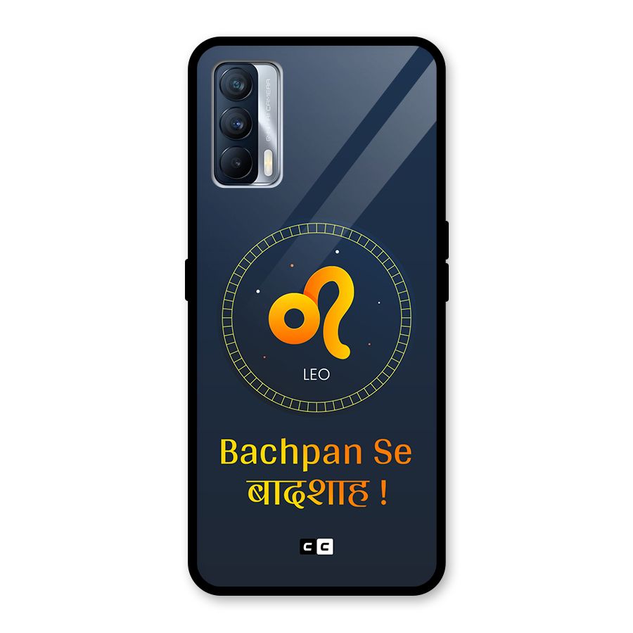 King Leo Glass Back Case for Realme X7