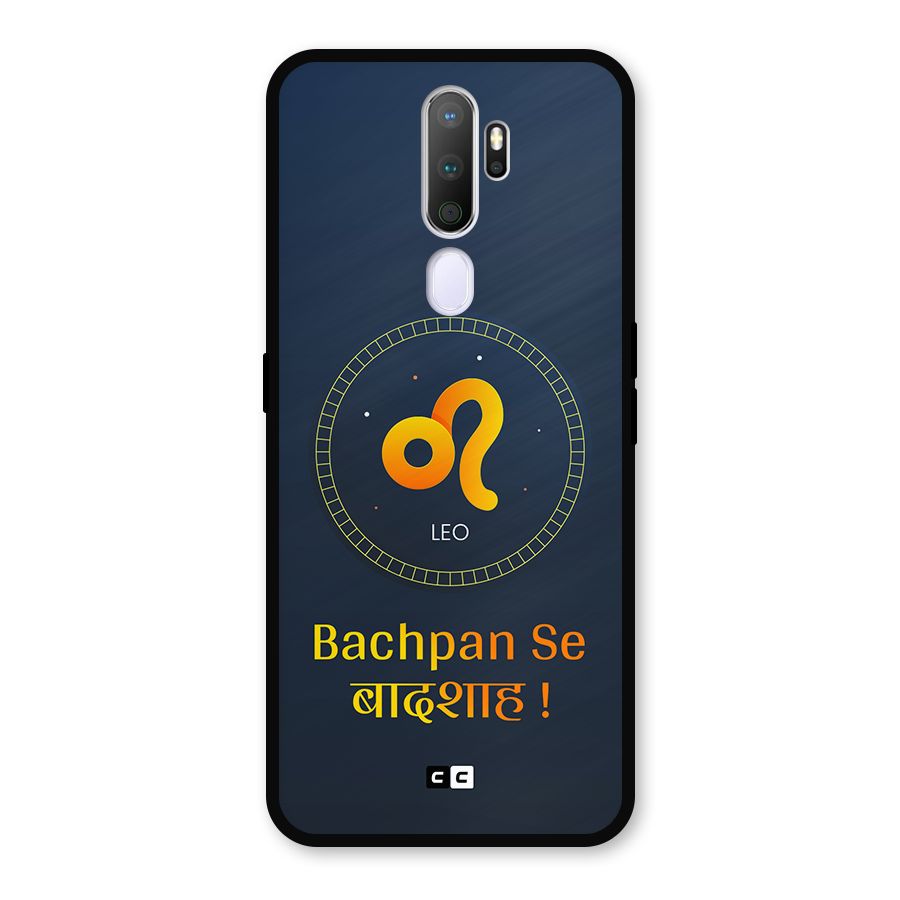 King Leo Metal Back Case for Oppo A9 (2020)