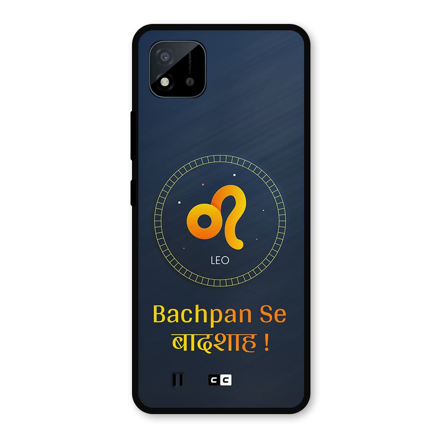 King Leo Metal Back Case for Realme C11 2021