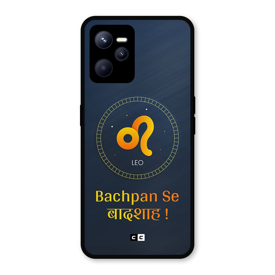 King Leo Metal Back Case for Realme C35