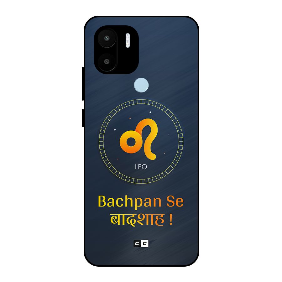 King Leo Metal Back Case for Redmi A2 Plus
