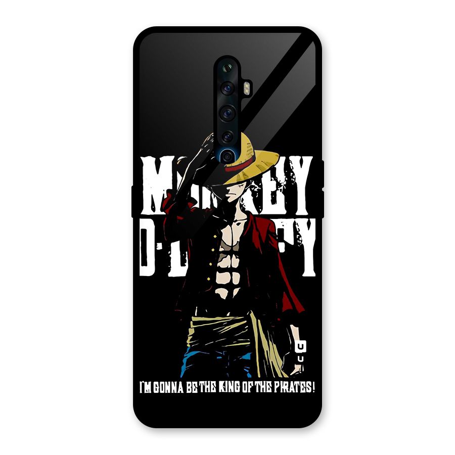 King Of Pirates Glass Back Case for Oppo Reno2 F