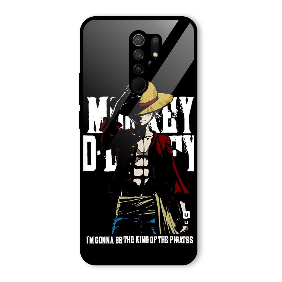 King Of Pirates Glass Back Case for Redmi 9 Prime
