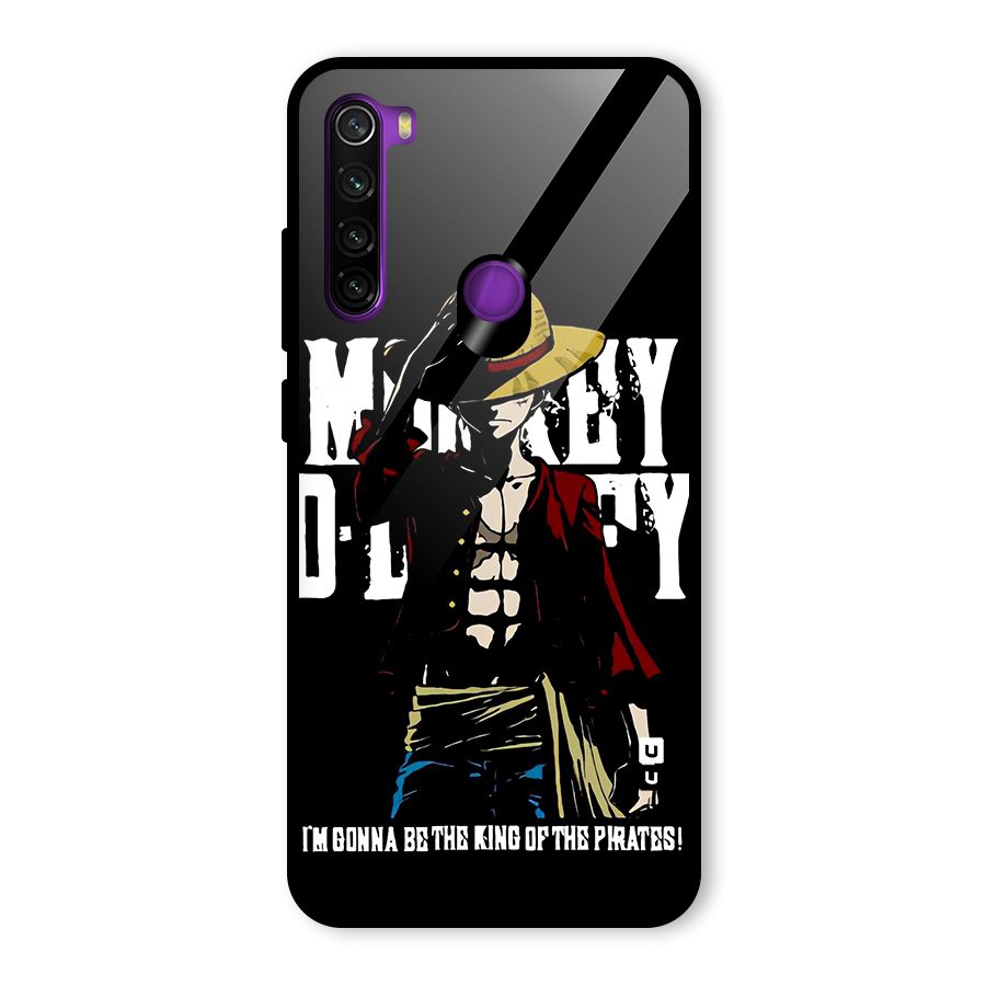 King Of Pirates Glass Back Case for Redmi Note 8