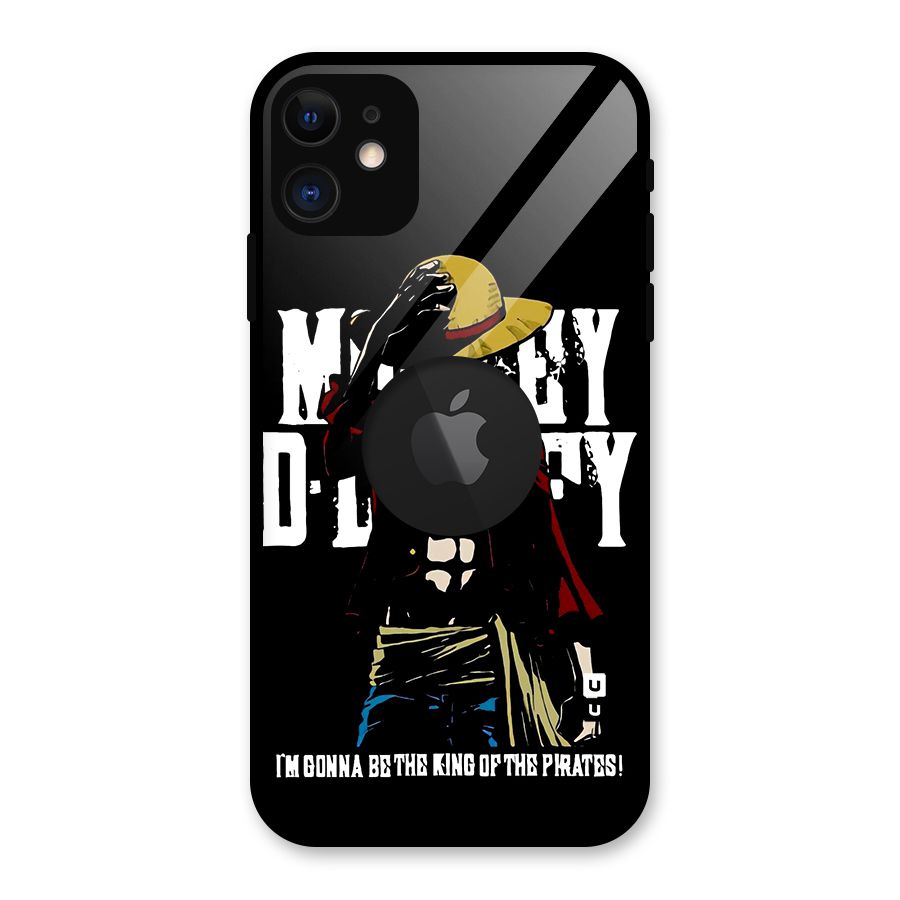 King Of Pirates Glass Back Case for iPhone 11 Logo Cut
