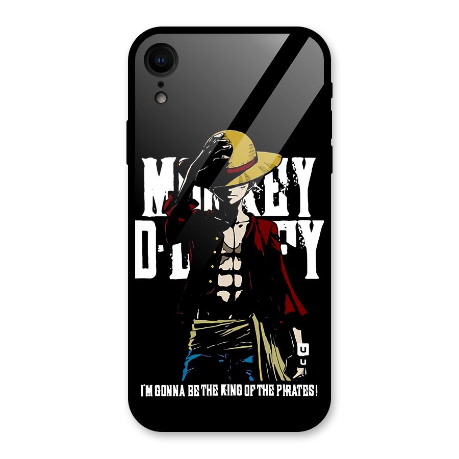 King Of Pirates Glass Back Case for iPhone XR