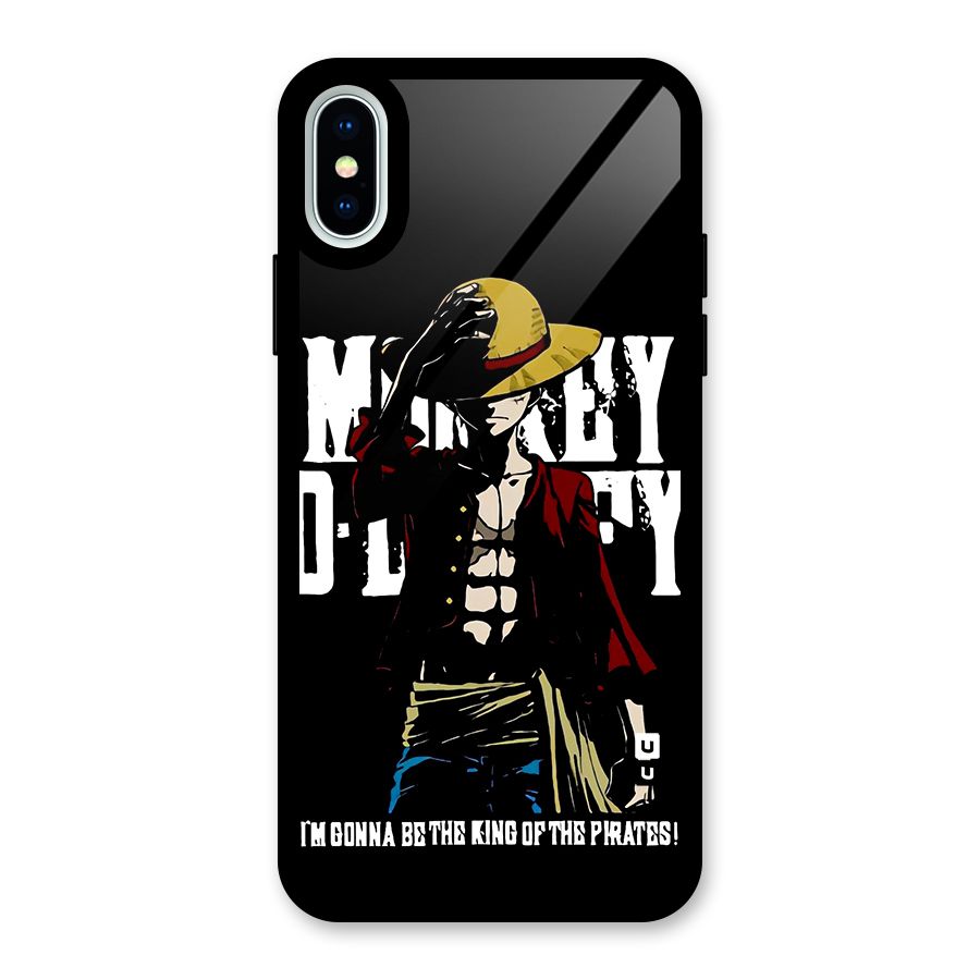 King Of Pirates Glass Back Case for iPhone XS