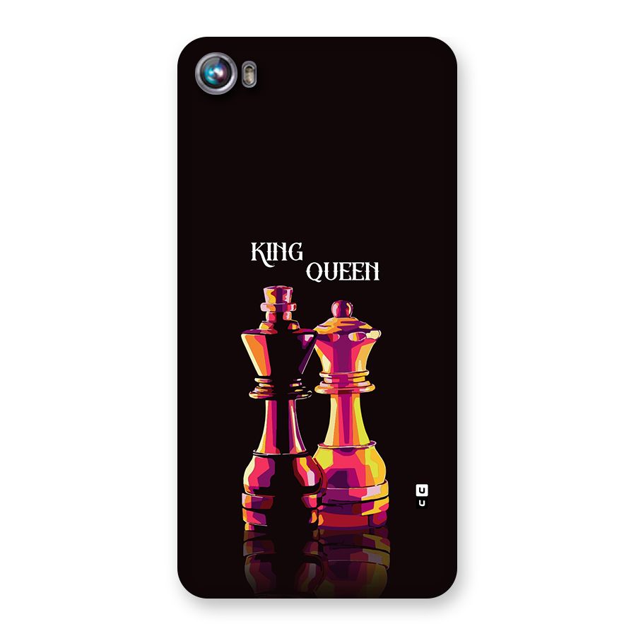 King Queen Back Case for Canvas Fire 4 (A107)