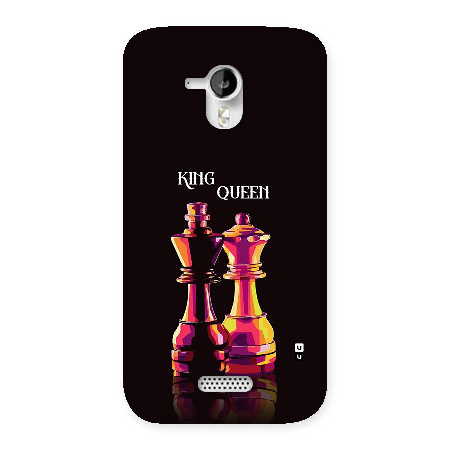 King Queen Back Case for Canvas HD A116