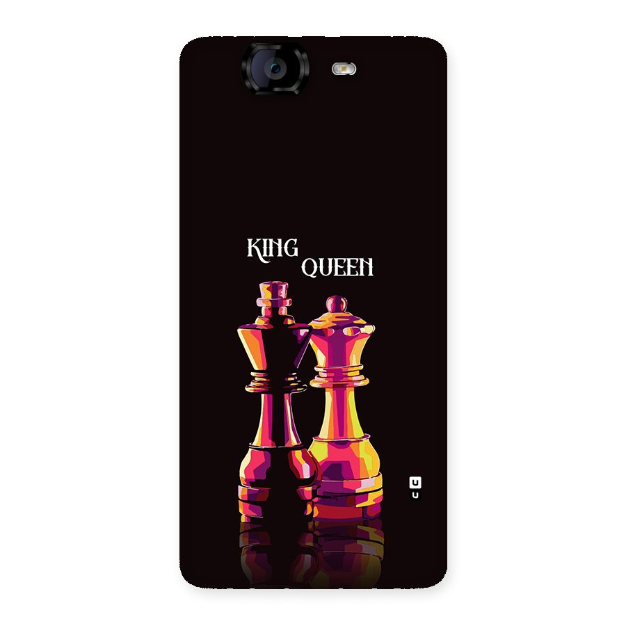 King Queen Back Case for Canvas Knight A350
