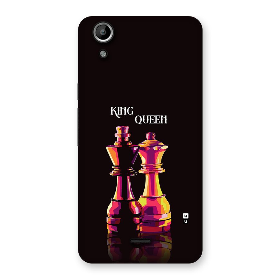 King Queen Back Case for Canvas Selfie Lens Q345