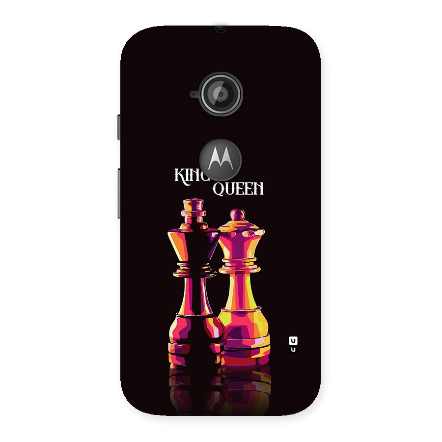 King Queen Back Case for Moto E 2nd Gen