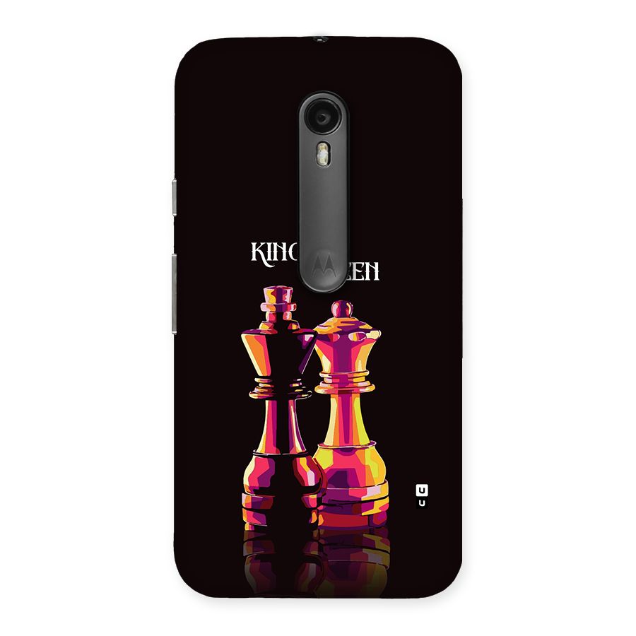 King Queen Back Case for Moto G3
