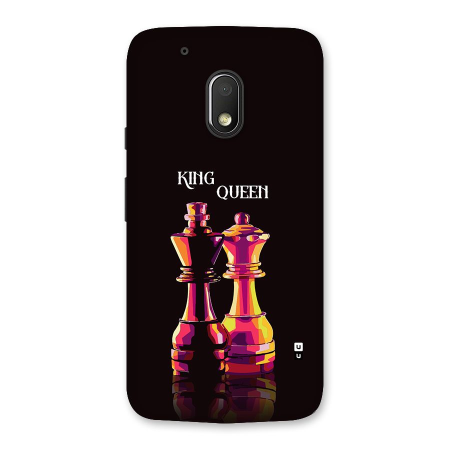 King Queen Back Case for Moto G4 Play