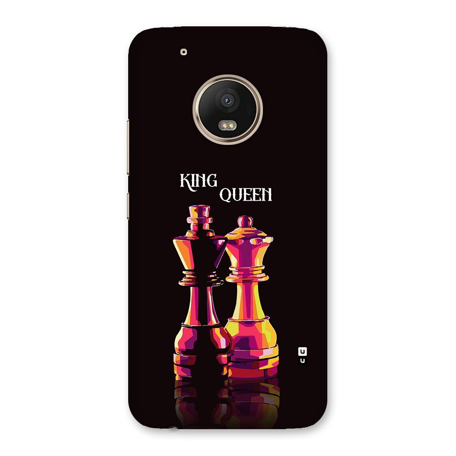 King Queen Back Case for Moto G5 Plus