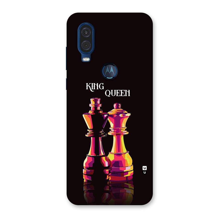 King Queen Back Case for Motorola One Vision