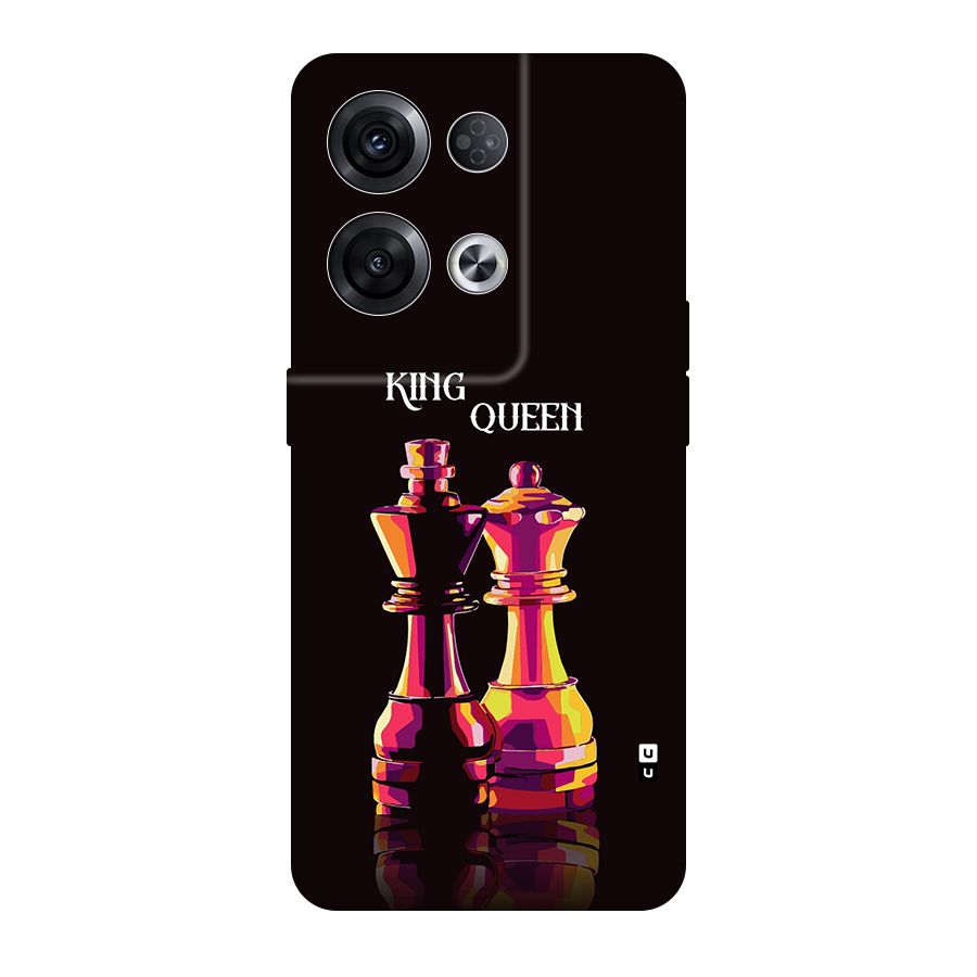 King Queen Back Case for Oppo Reno8 Pro 5G