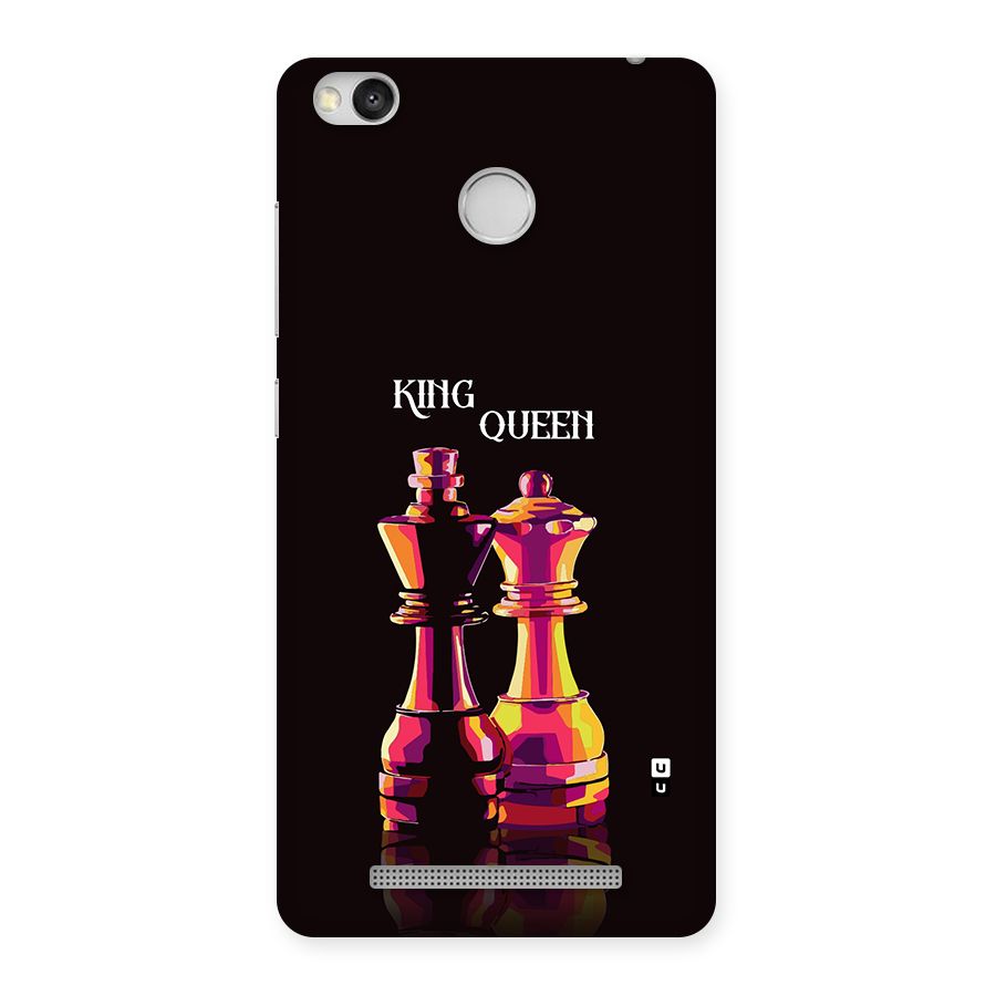 King Queen Back Case for Redmi 3S Prime
