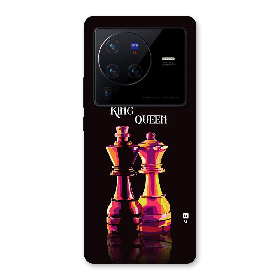 King Queen Back Case for Vivo X80 Pro