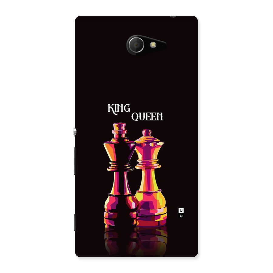 King Queen Back Case for Xperia M2