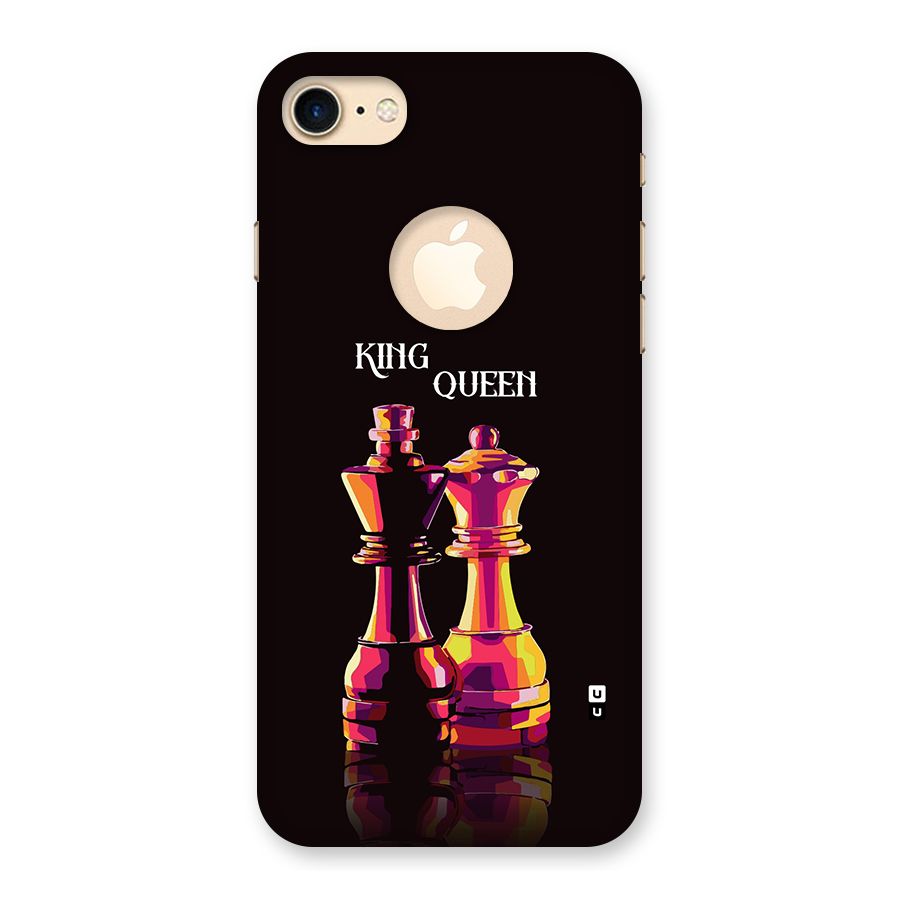 King Queen Back Case for iPhone 7 Logo Cut