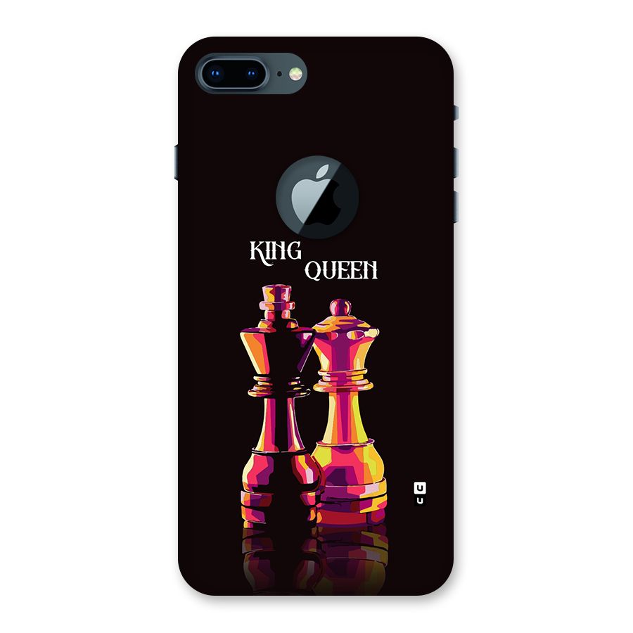 King Queen Back Case for iPhone 7 Plus Logo Cut