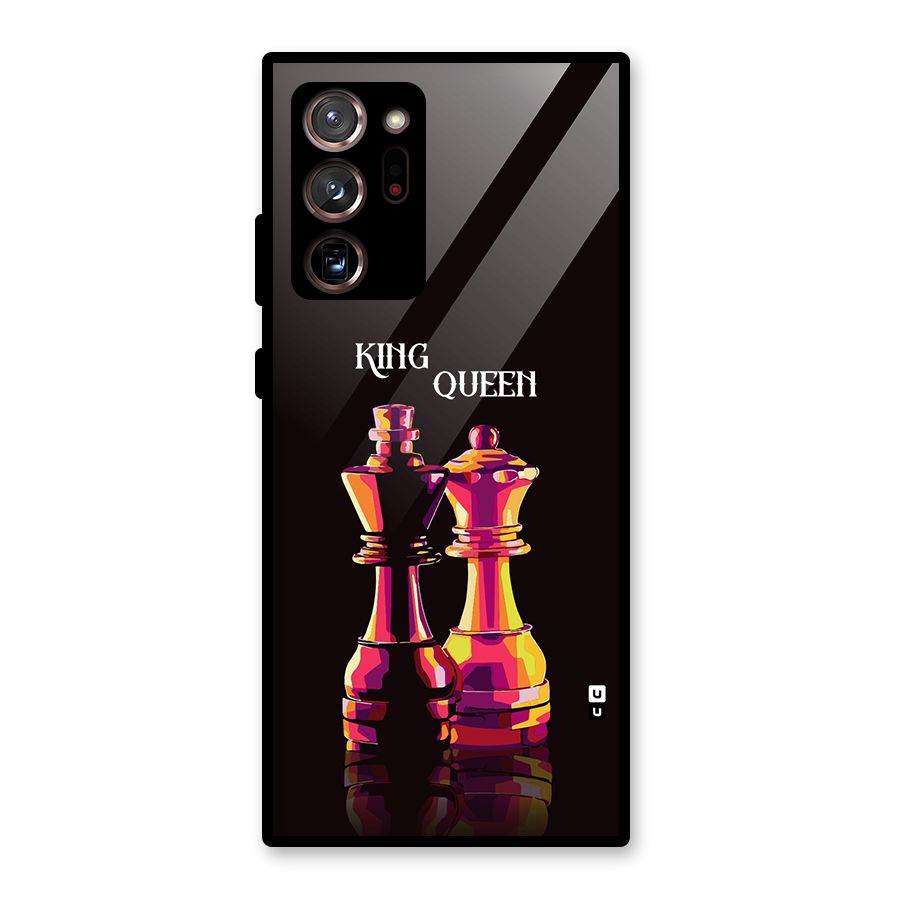 King Queen Glass Back Case for Galaxy Note 20 Ultra 5G