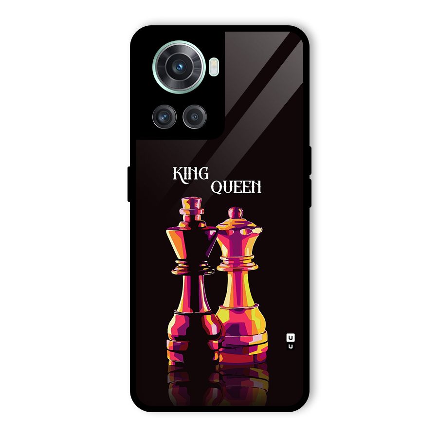 King Queen Glass Back Case for OnePlus 10R