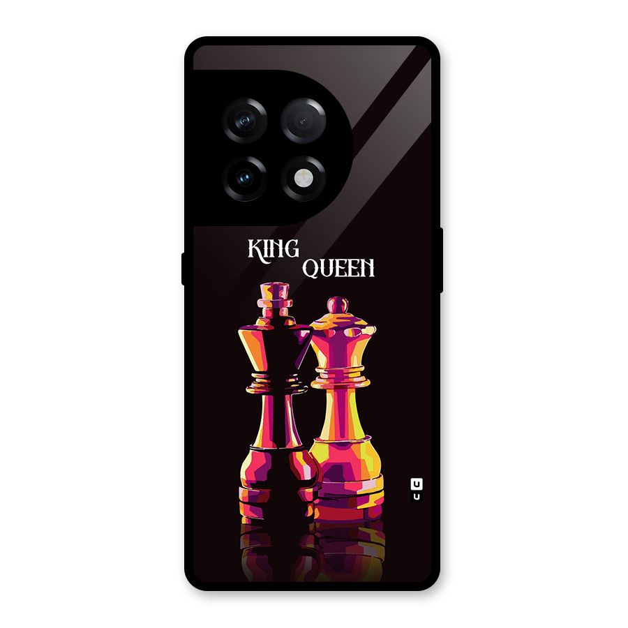 King Queen Glass Back Case for OnePlus 11R