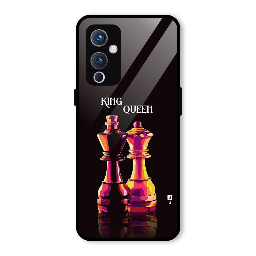 King Queen Glass Back Case for OnePlus 9