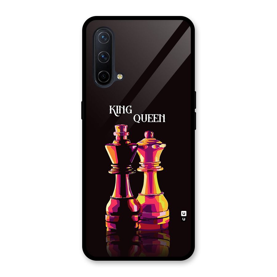King Queen Glass Back Case for OnePlus Nord CE 5G
